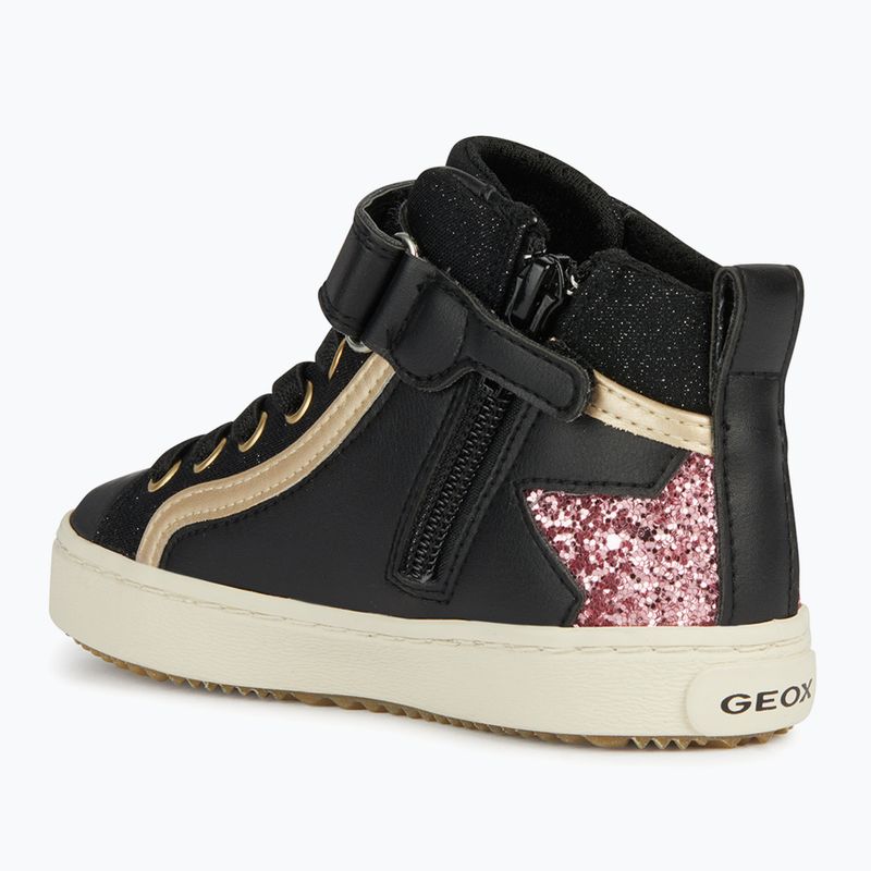 Detské topánky Geox Kalispera black/dark pink 9