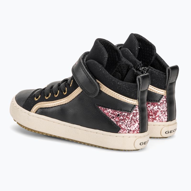 Detské topánky Geox Kalispera black/dark pink 3