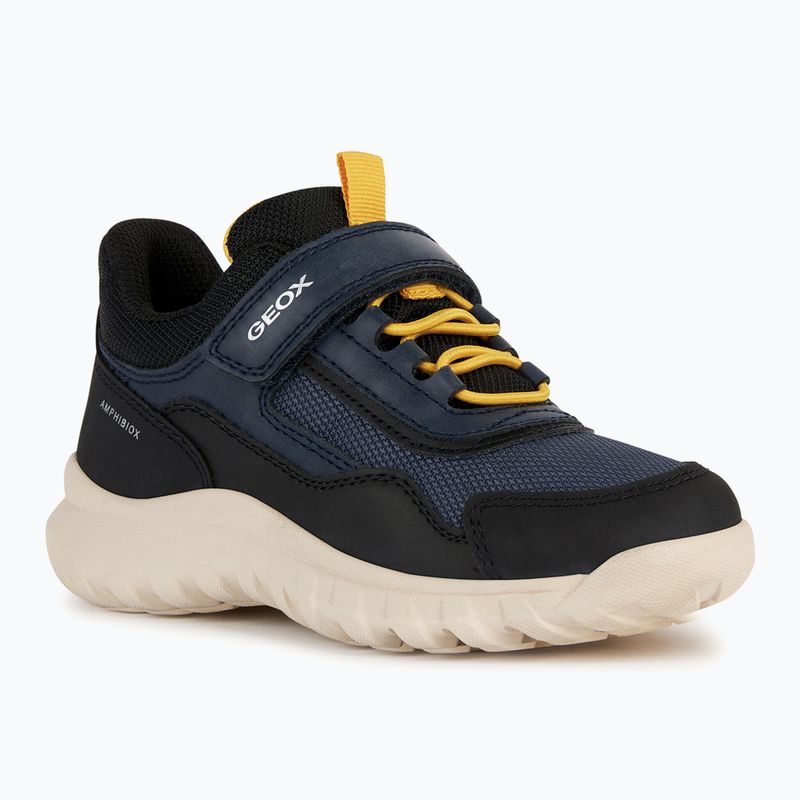 Juniorská obuv Geox Simbyos Abx navy/gold 7