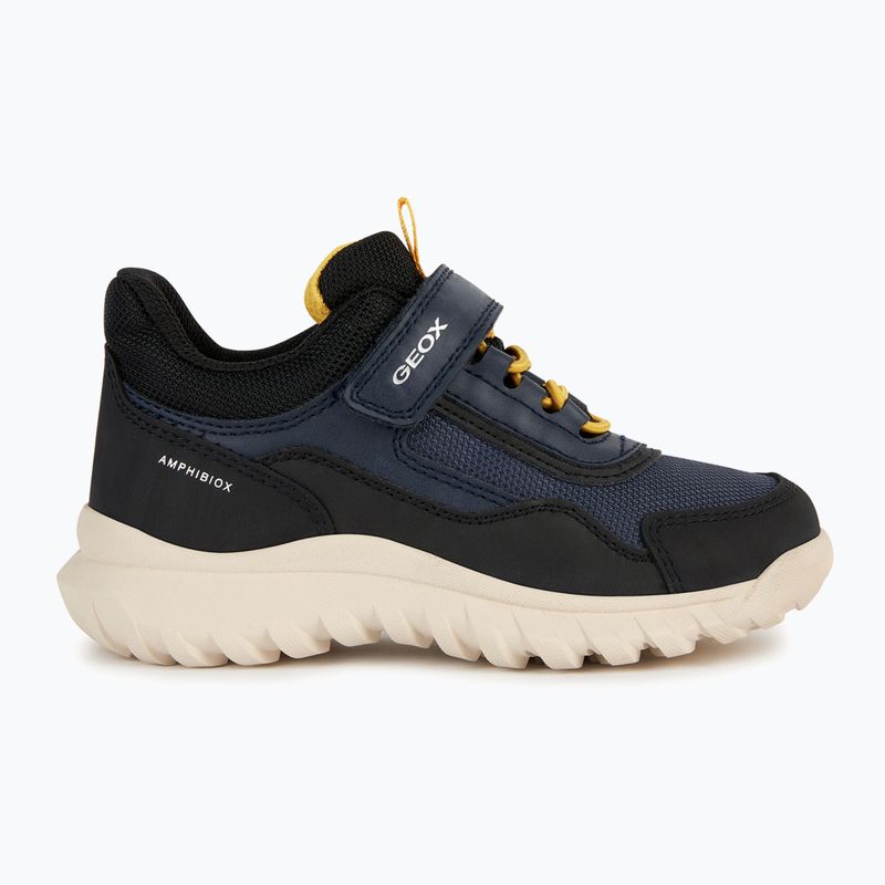 Juniorská obuv Geox Simbyos Abx navy/gold 8