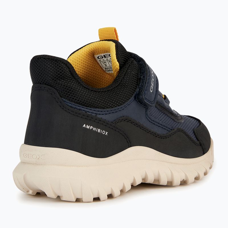 Juniorská obuv Geox Simbyos Abx navy/gold 10