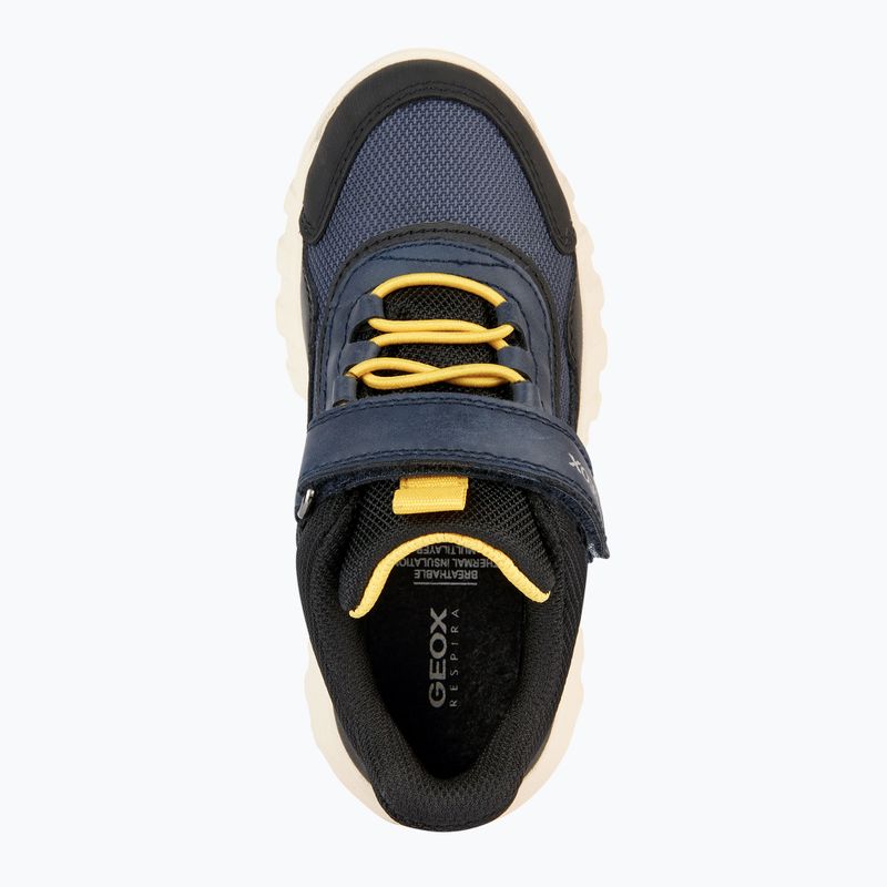 Juniorská obuv Geox Simbyos Abx navy/gold 11