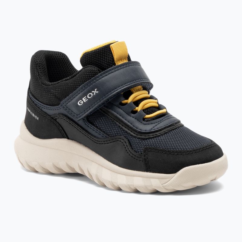 Juniorská obuv Geox Simbyos Abx navy/gold