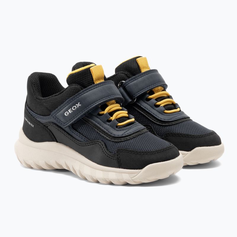 Juniorská obuv Geox Simbyos Abx navy/gold 4