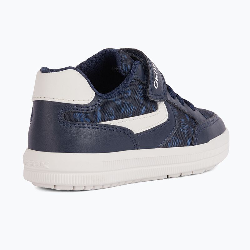 Juniorská obuv Geox Arzach ocean blue/stazony white 11