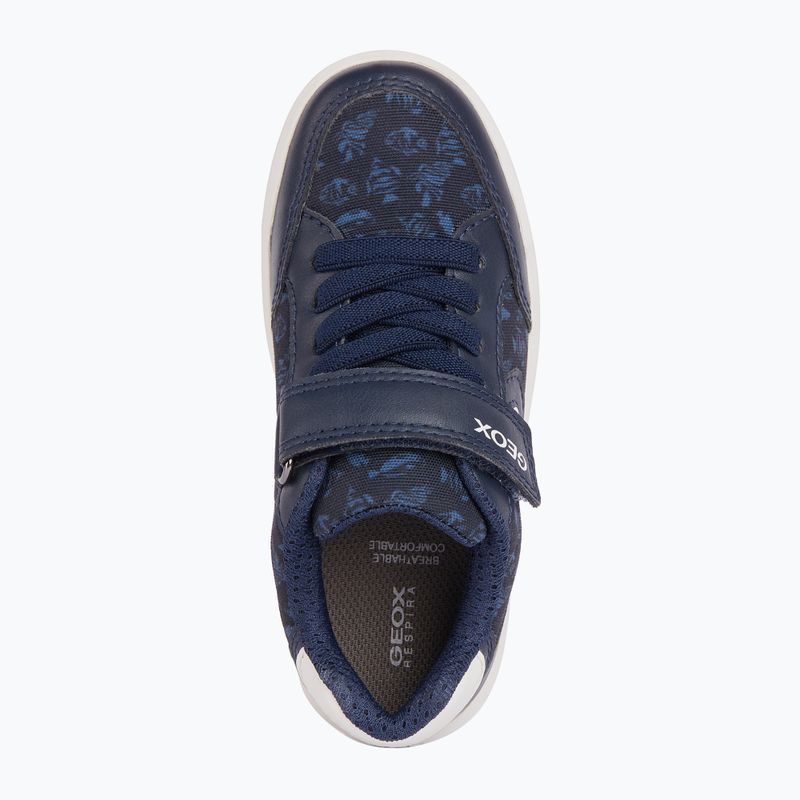 Juniorská obuv Geox Arzach ocean blue/stazony white 13