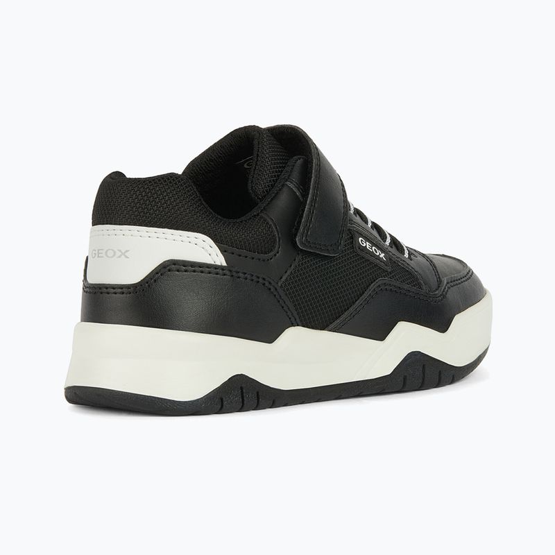 Juniorská obuv Geox Perth black/white 11