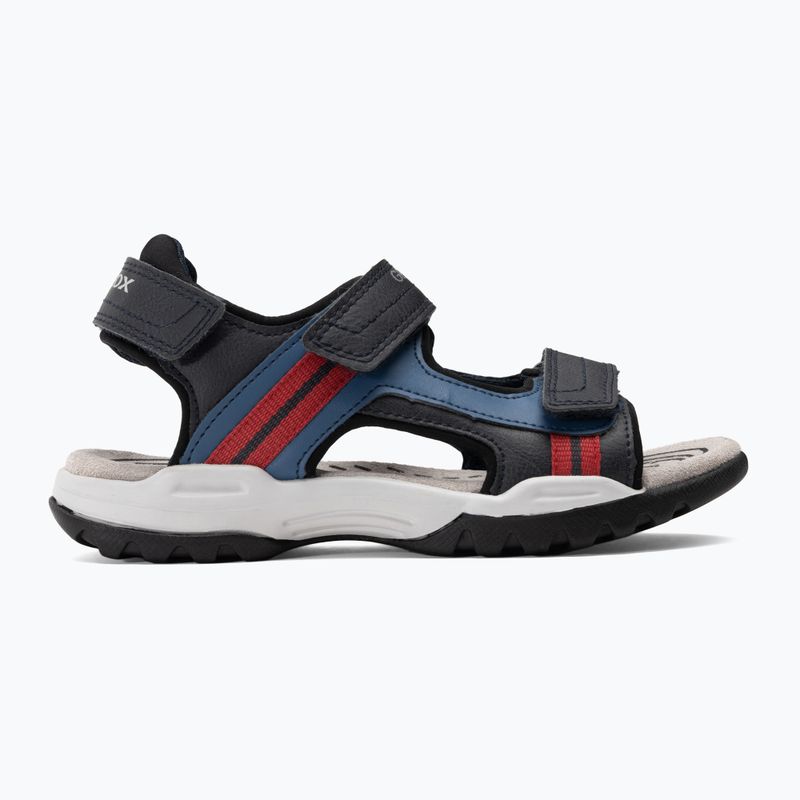 Juniorské sandále Geox Borealis ocean blue/red 2
