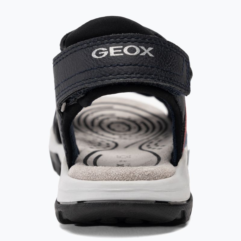 Juniorské sandále Geox Borealis ocean blue/red 6