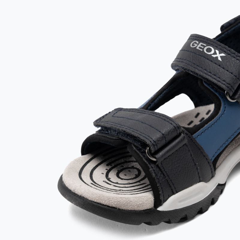 Juniorské sandále Geox Borealis ocean blue/red 7