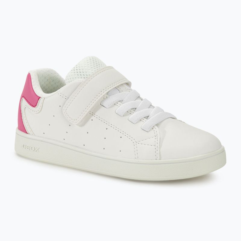 Juniorská obuv Geox Eclyper white/fuchsia