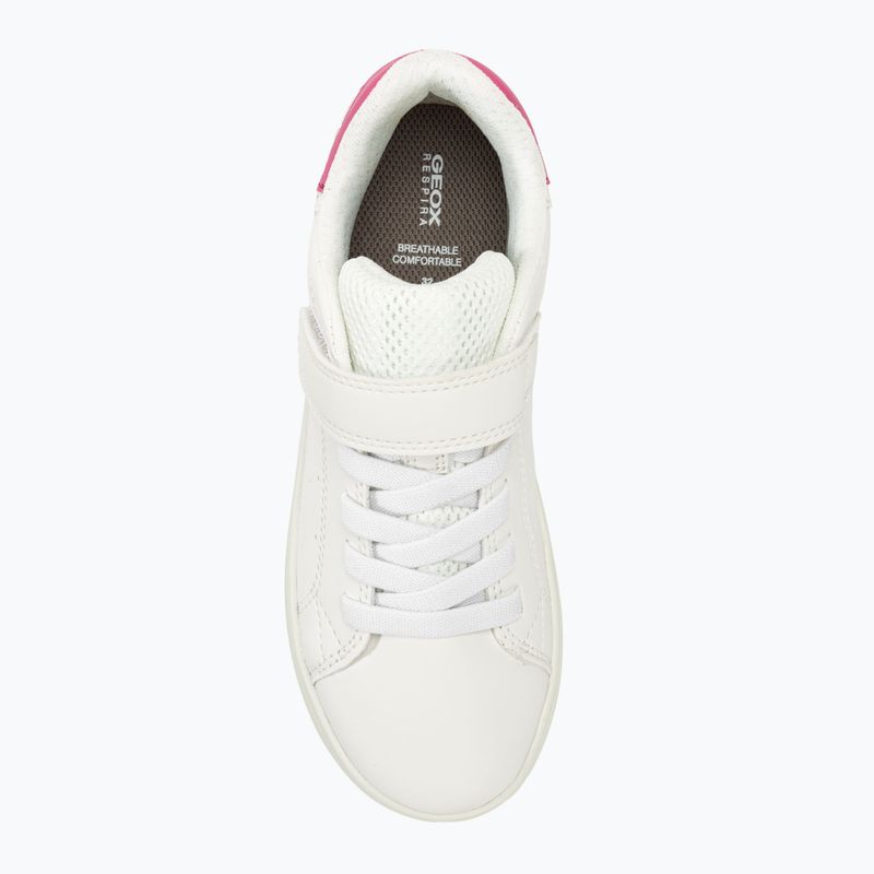 Juniorská obuv Geox Eclyper white/fuchsia 5