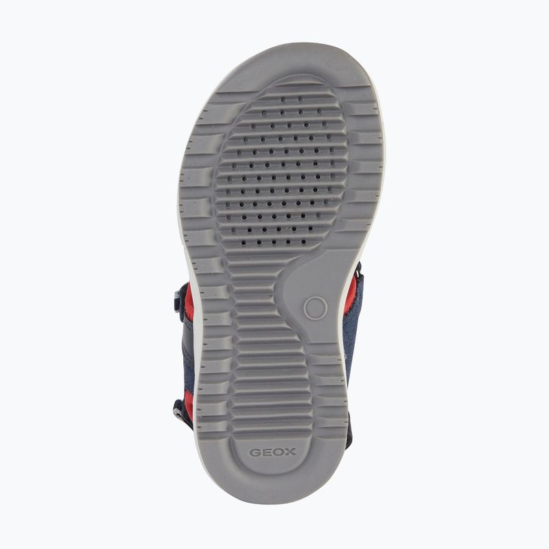 Juniorské sandále Geox Alben ocean blue/red 12