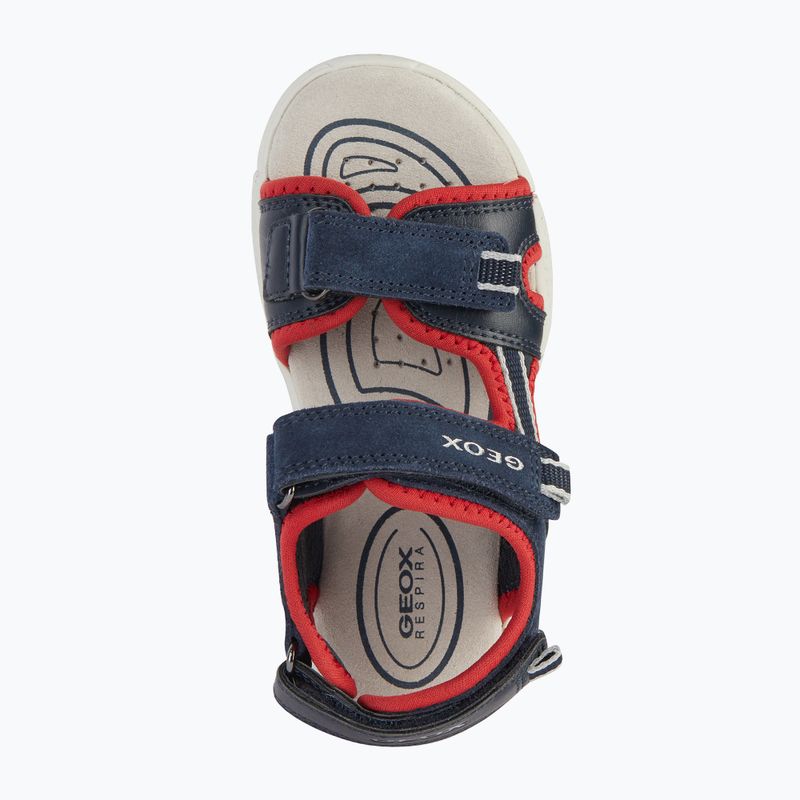 Juniorské sandále Geox Alben ocean blue/red 13