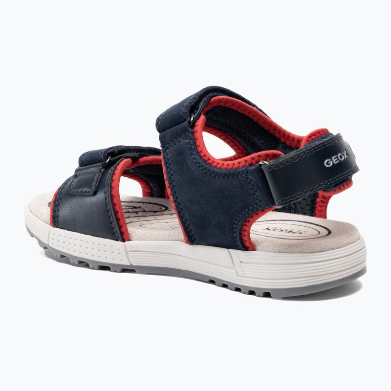 Juniorské sandále Geox Alben ocean blue/red 3