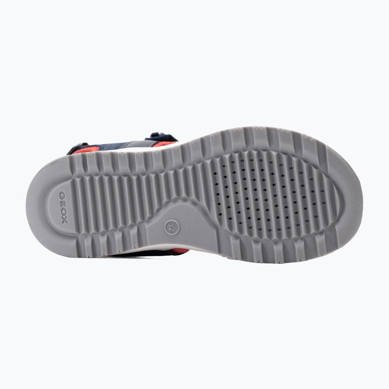 Juniorské sandále Geox Alben ocean blue/red 4