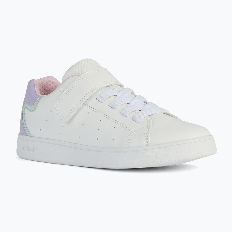 Juniorská obuv Geox Eclyper white/lilac 8