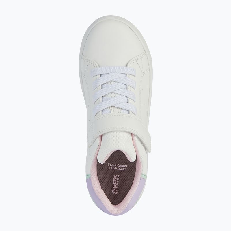 Juniorská obuv Geox Eclyper white/lilac 13