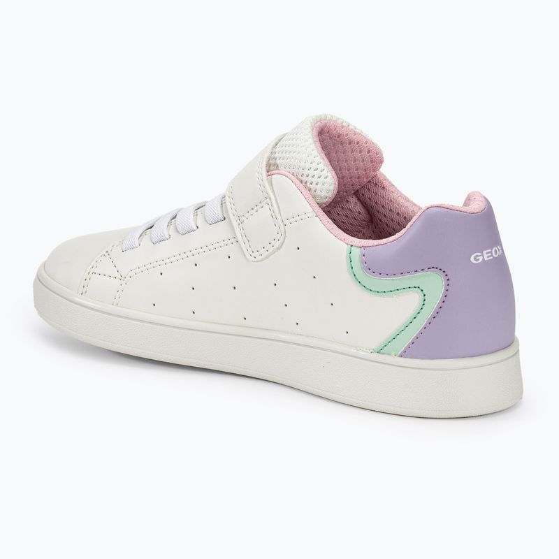 Juniorská obuv Geox Eclyper white/lilac 3