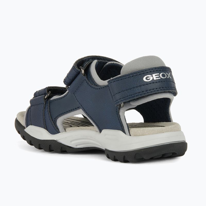 Juniorské sandále Geox Borealis ocean blue/gold 10