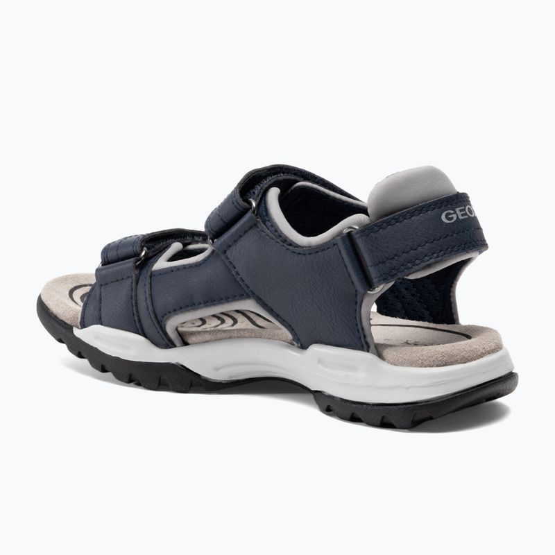 Juniorské sandále Geox Borealis ocean blue/gold 3