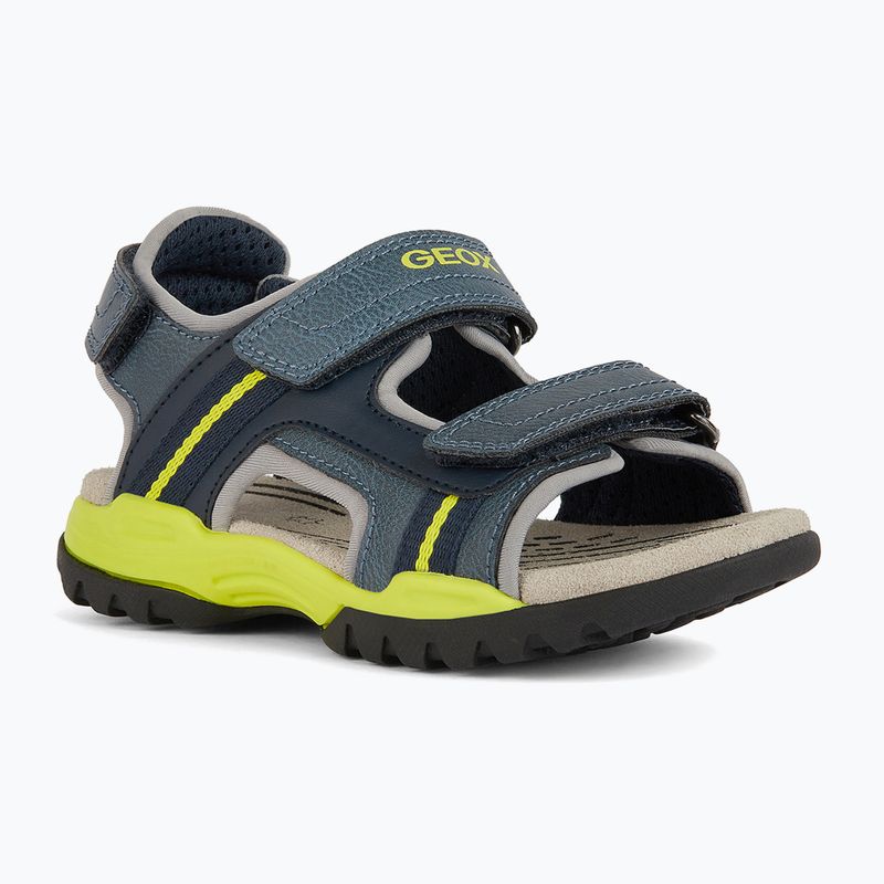 Juniorské sandále Geox Borealis avio/lime 8