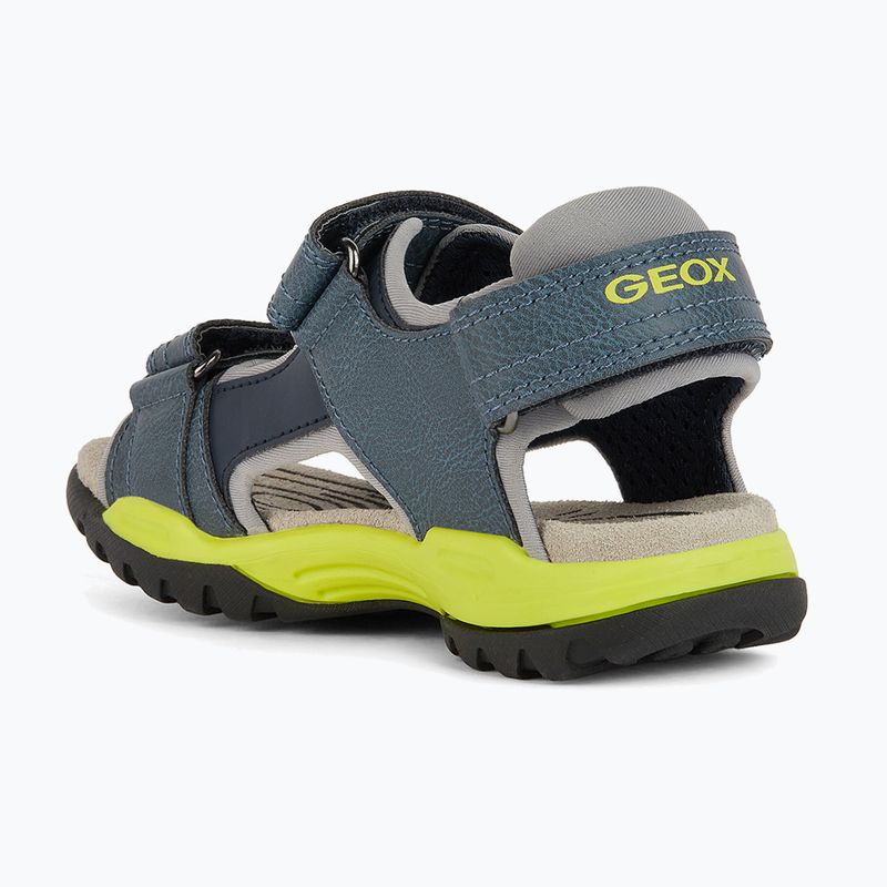 Juniorské sandále Geox Borealis avio/lime 10