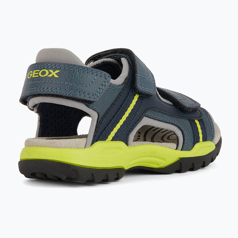 Juniorské sandále Geox Borealis avio/lime 11