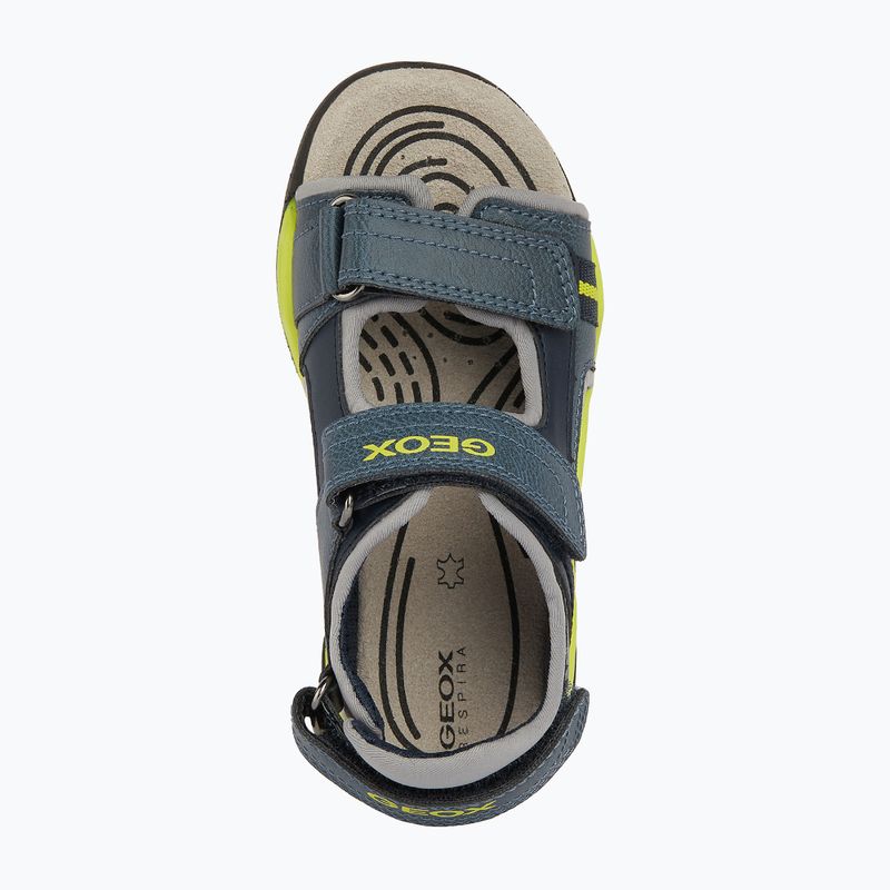 Juniorské sandále Geox Borealis avio/lime 13