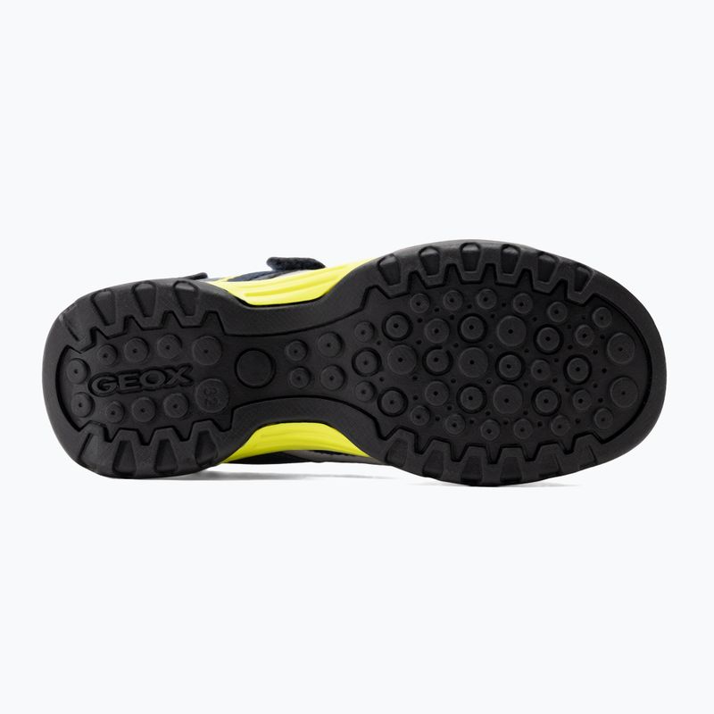 Juniorské sandále Geox Borealis avio/lime 4