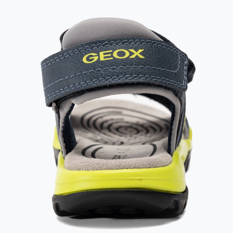 Juniorské sandále Geox Borealis avio/lime 6