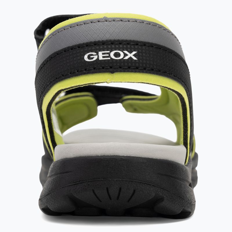 Detské sandále Geox Vaniett black/light green 6