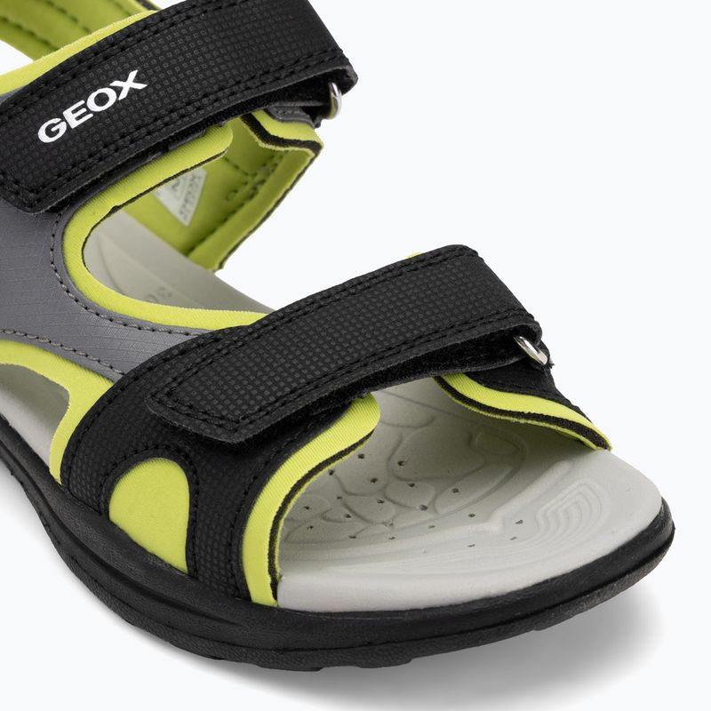 Detské sandále Geox Vaniett black/light green 7