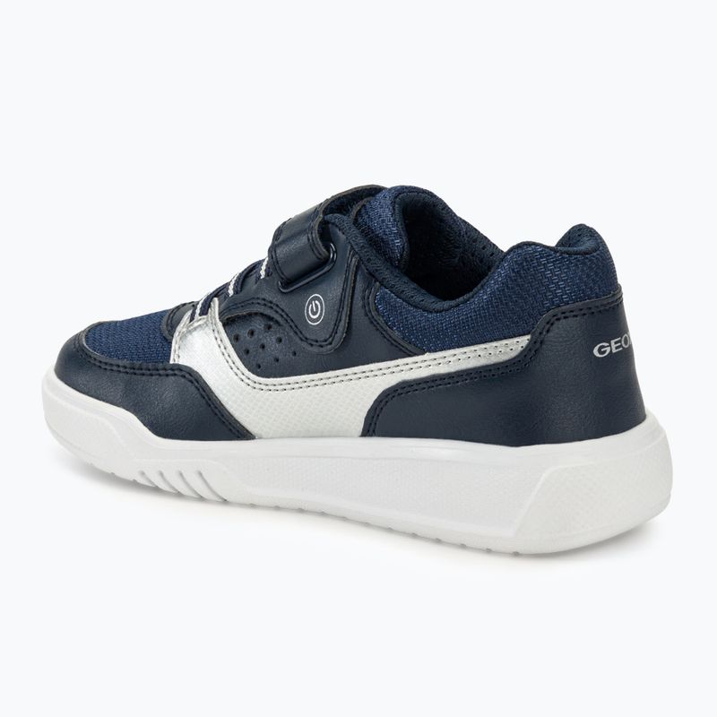 Juniorská obuv Geox Illuminus ocean blue/silver 3