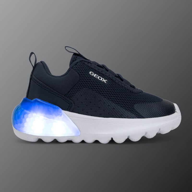 Juniorské topánky Geox Activart Illuminus navy 8