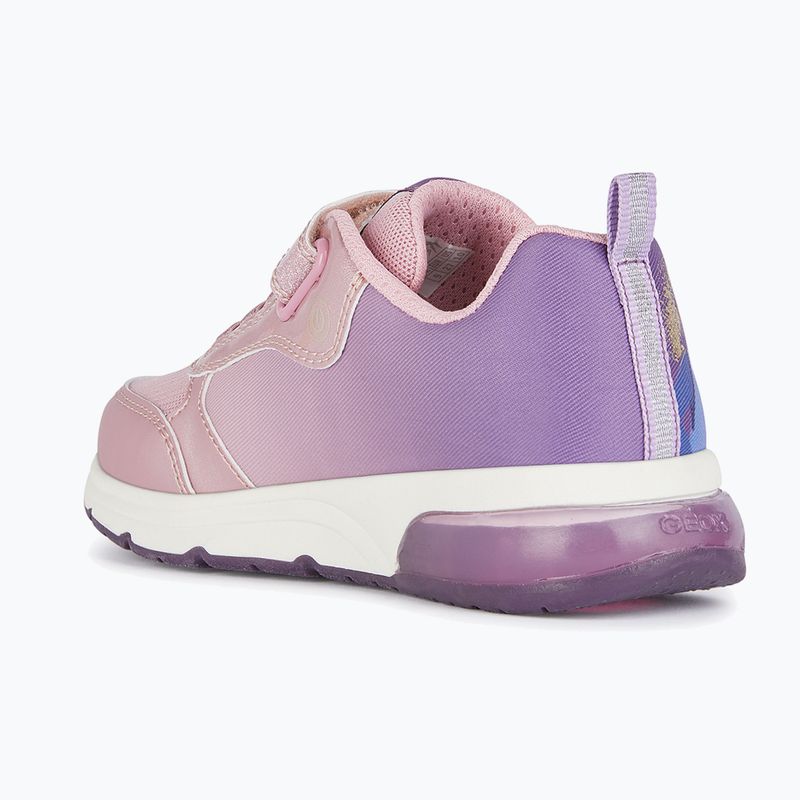 Juniorská obuv Geox Spaceclub pink/light purple 11