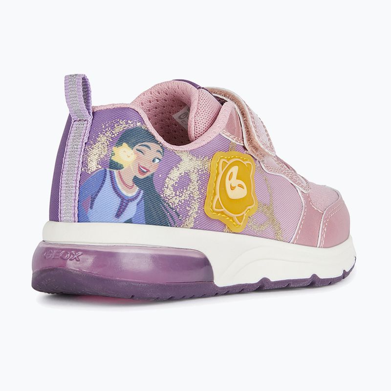 Juniorská obuv Geox Spaceclub pink/light purple 12