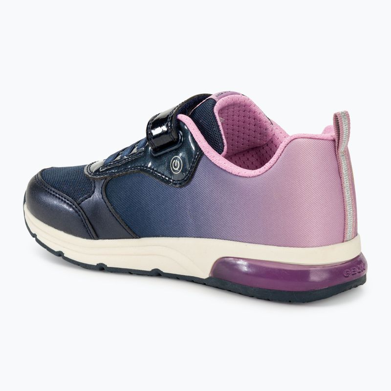 Juniorská obuv Geox Spaceclub navy/lavender 3