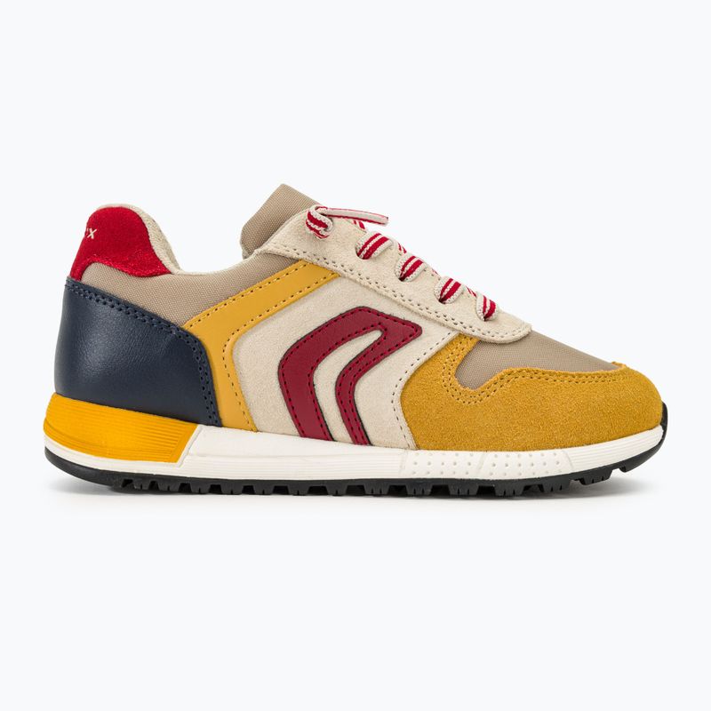 Juniorská obuv Geox Alben beige/yellow 2