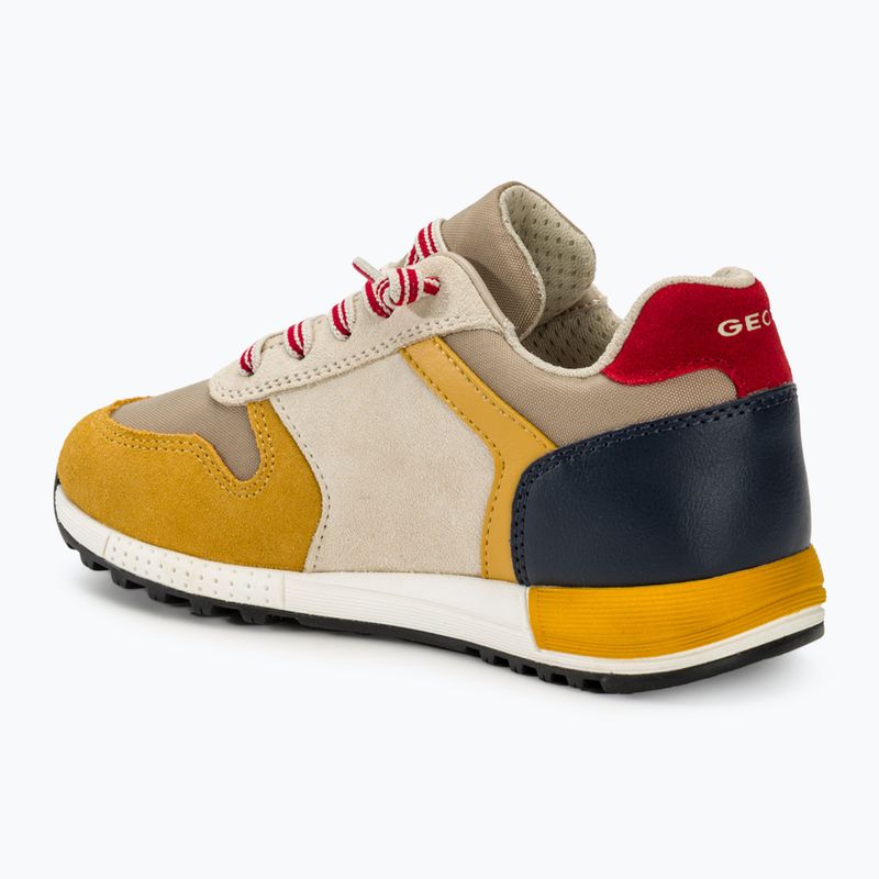 Juniorská obuv Geox Alben beige/yellow 3