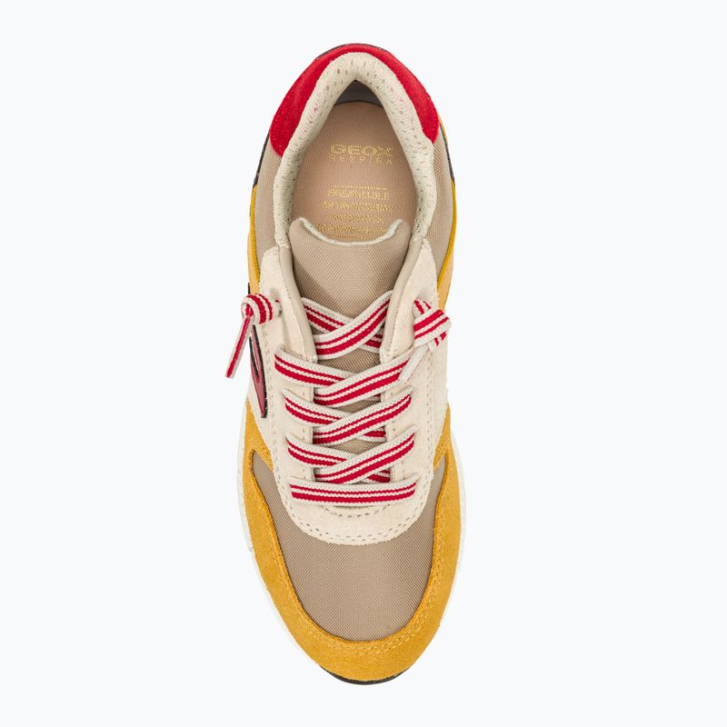 Juniorská obuv Geox Alben beige/yellow 5