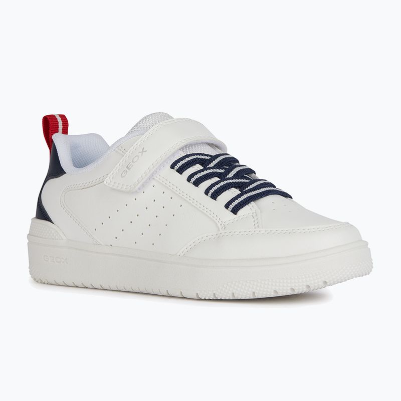 Juniorská obuv Geox Washiba white/ocean blue 8
