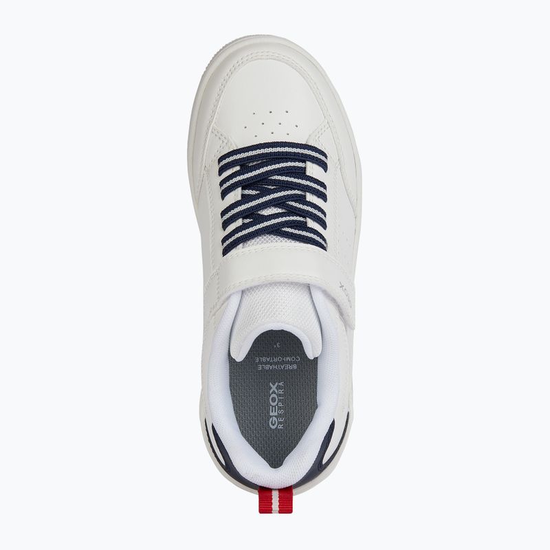 Juniorská obuv Geox Washiba white/ocean blue 13