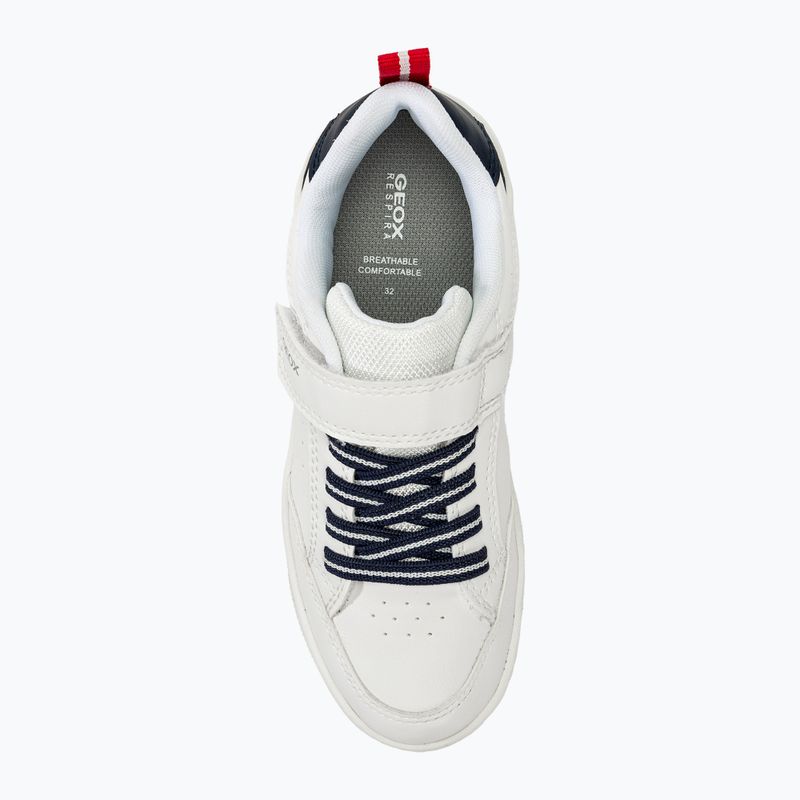 Juniorská obuv Geox Washiba white/ocean blue 5