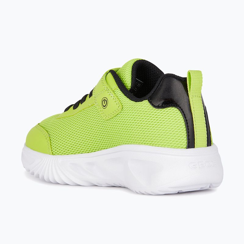 Juniorská obuv Geox Assister lime/black 4