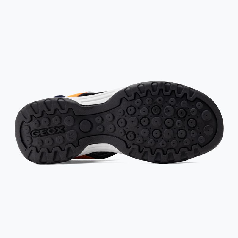 Juniorské sandále Geox Borealis ocean blue/orange 4
