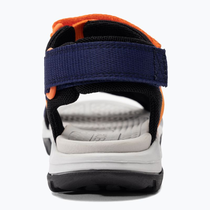 Juniorské sandále Geox Borealis ocean blue/orange 6