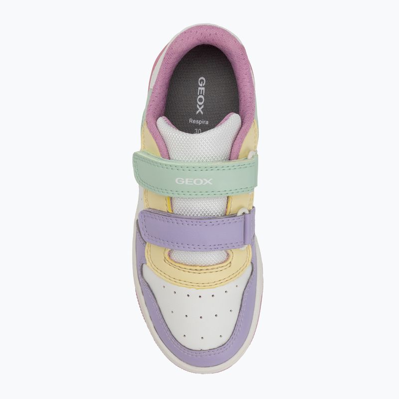 Juniorské topánky Geox Washiba white/multicolor 5