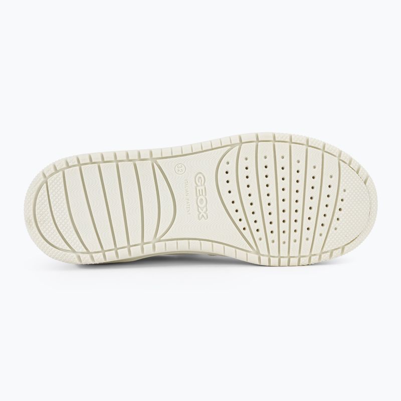Juniorská obuv Geox Washiba white/black 4