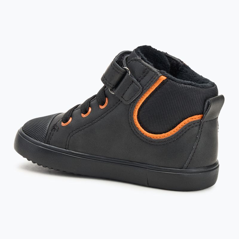 Detské topánky Geox Gisli black/dark orange 3